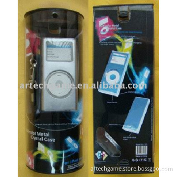 Multicolor Metal Crystal Case compatible for IPOD Nano 2